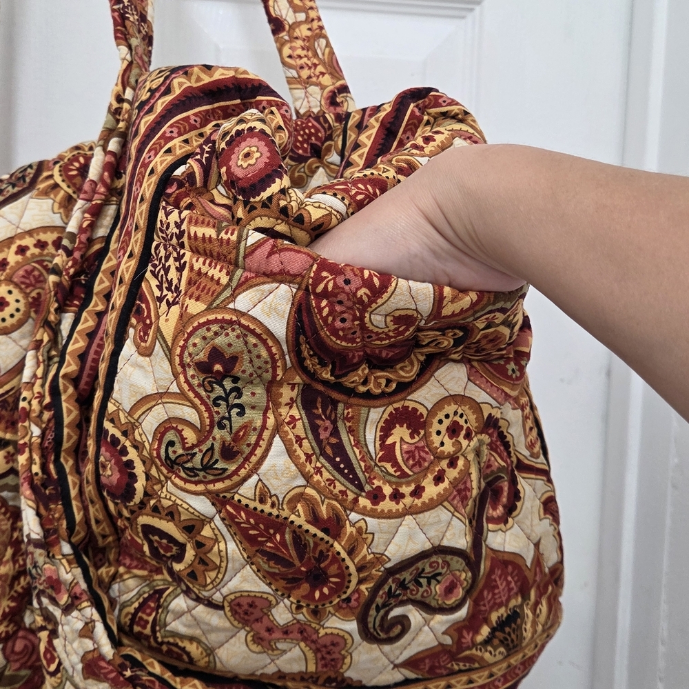 Paisley Patterned Tote Bag - Multicolor - Picture 7 of 11
